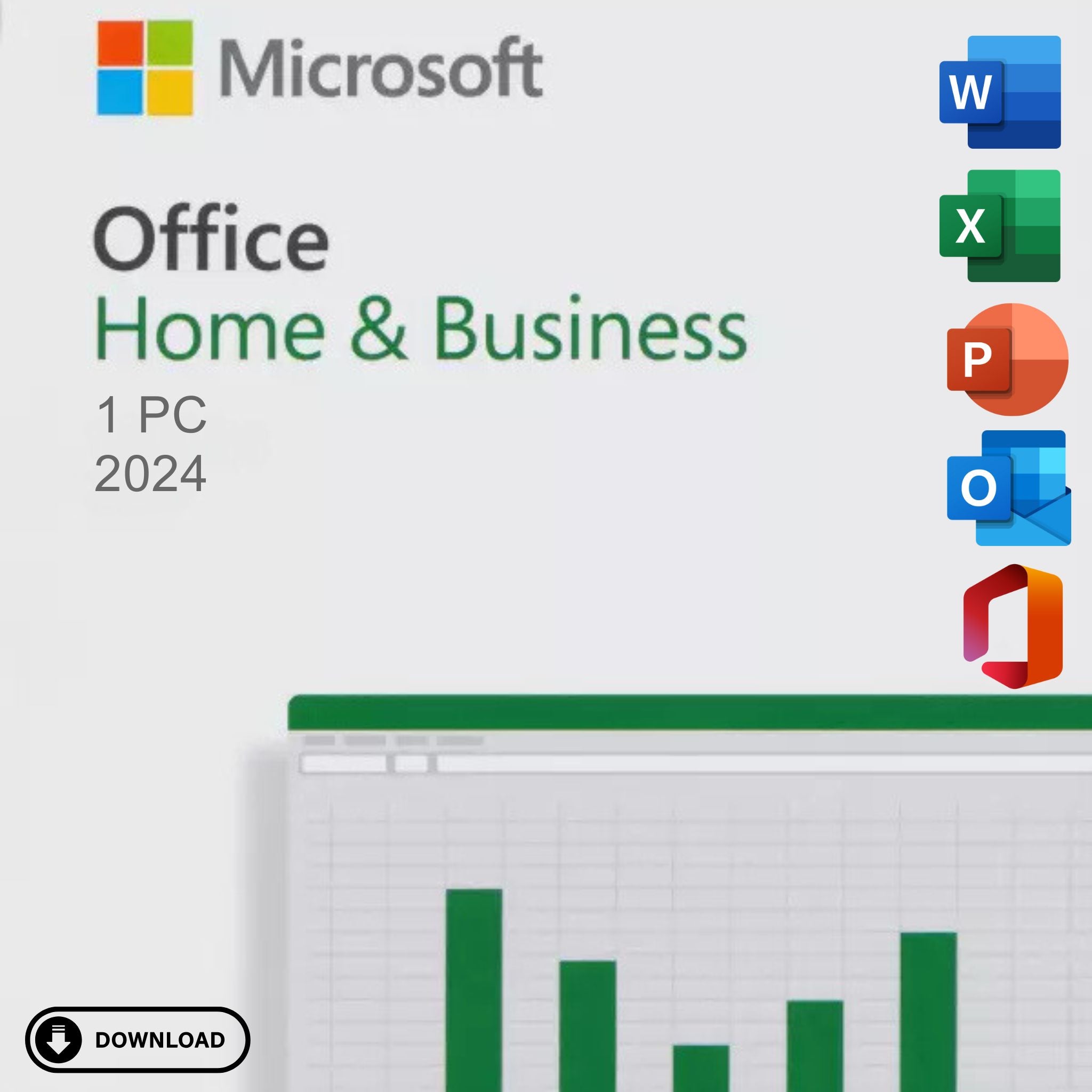Office 2024 Home and Business pour Mac/Windows