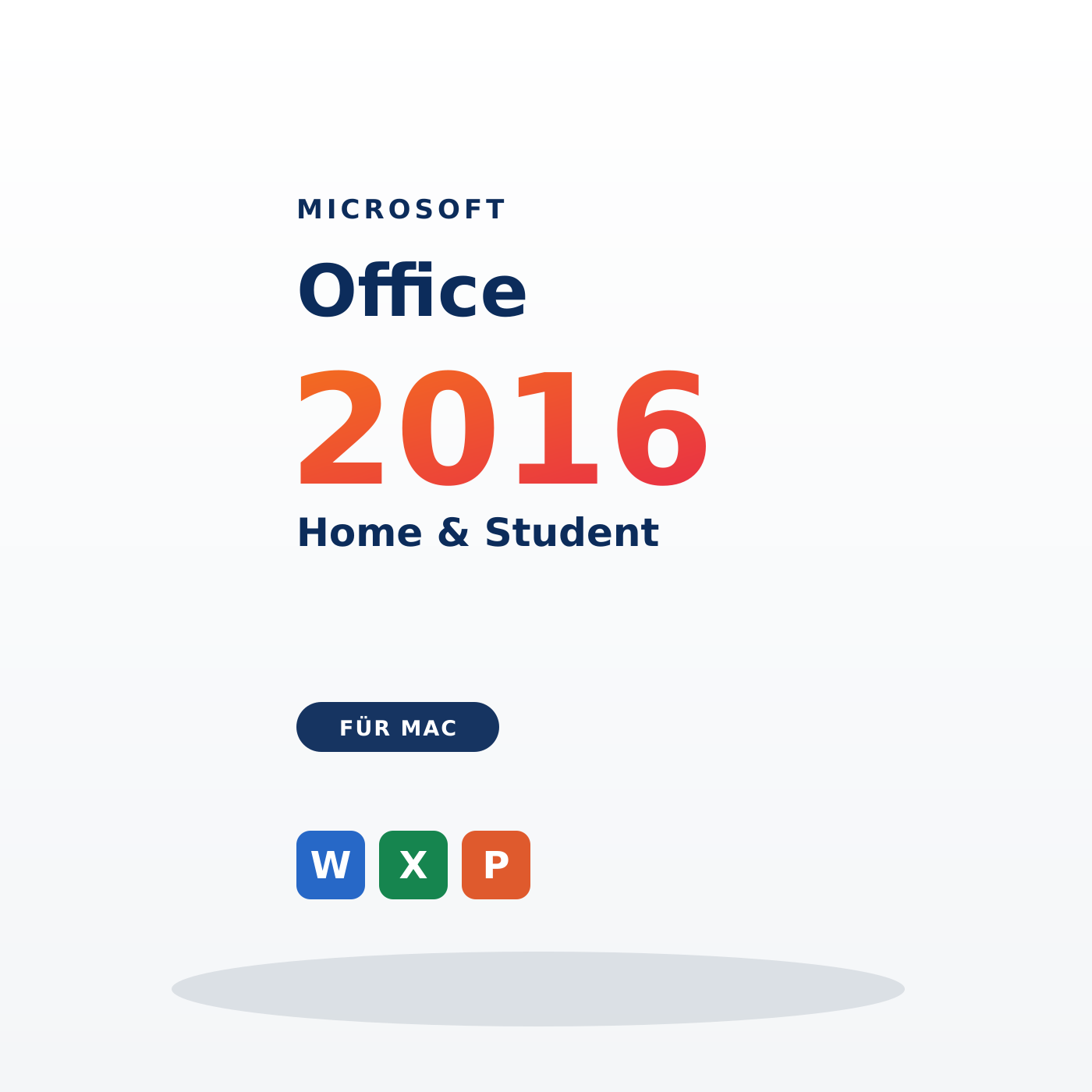 Microsoft Office 2016 Home & Student für Mac