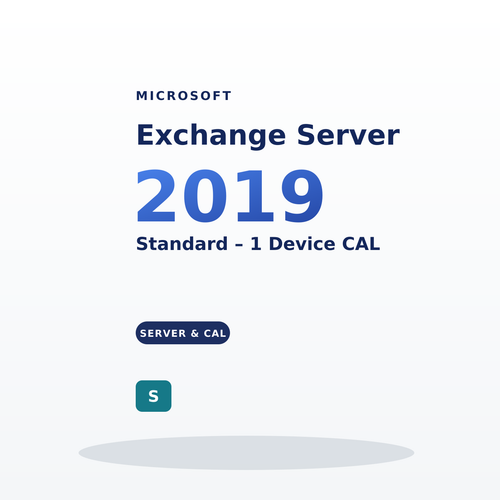 Microsoft Exchange Server 2019 Standard – 1 Device CAL