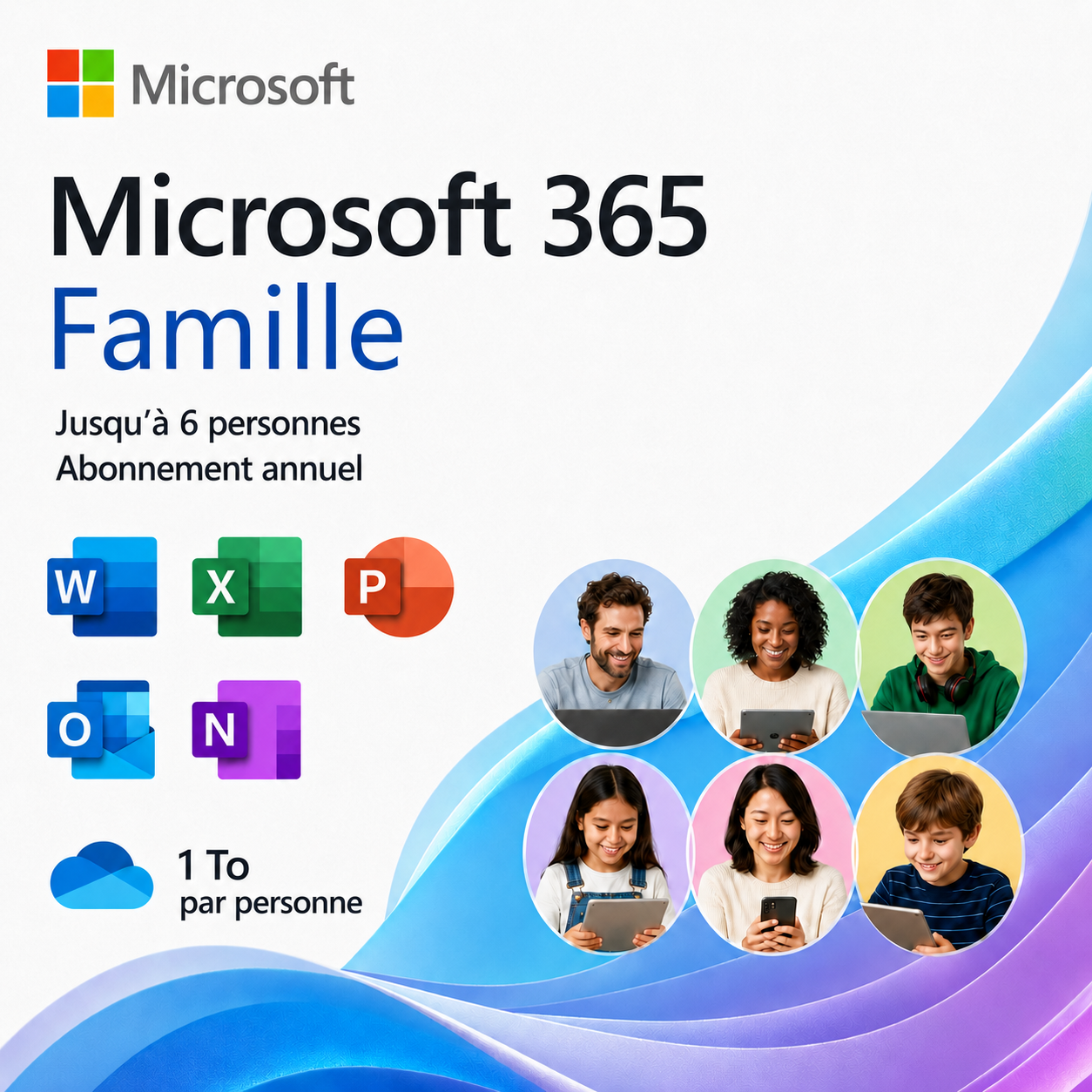 Microsoft 365 Famille – jusqu’à 6 personnes