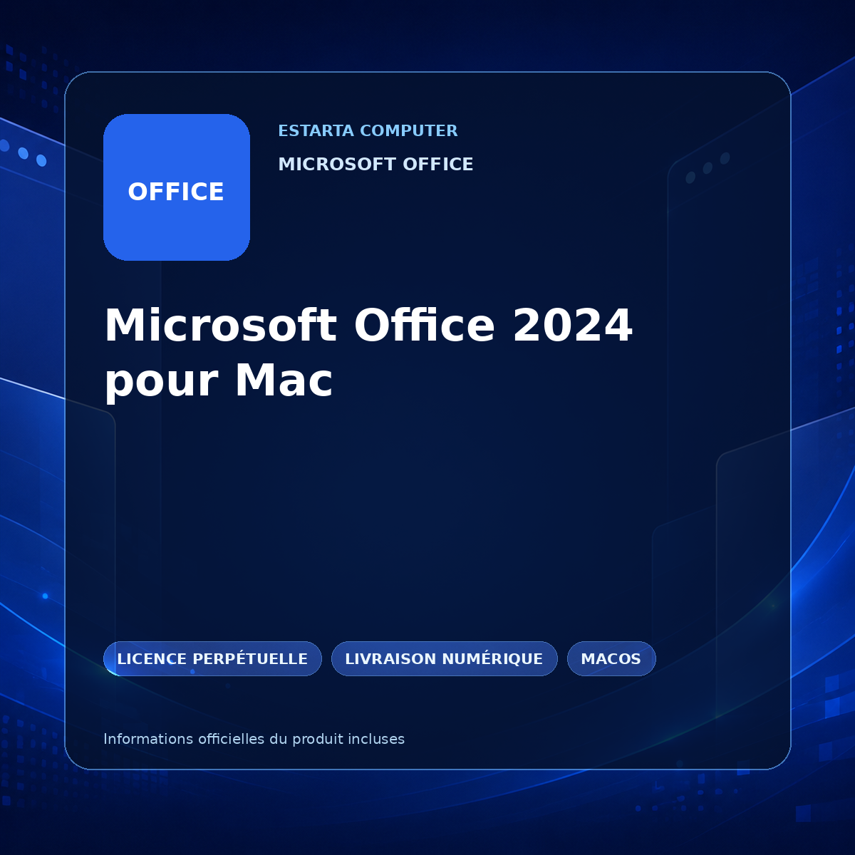 Microsoft Office 2024 pour Mac – image du logiciel numérique
