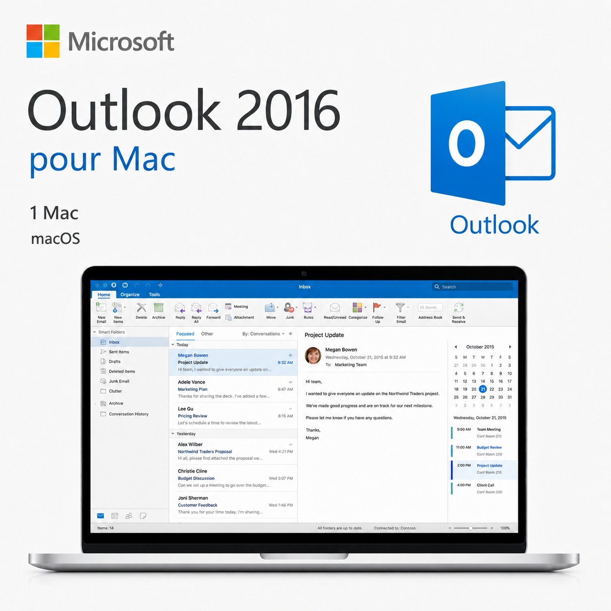 Microsoft Outlook 2016 pour Mac
