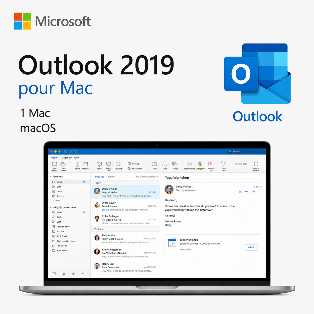 Microsoft Outlook 2019 pour Mac