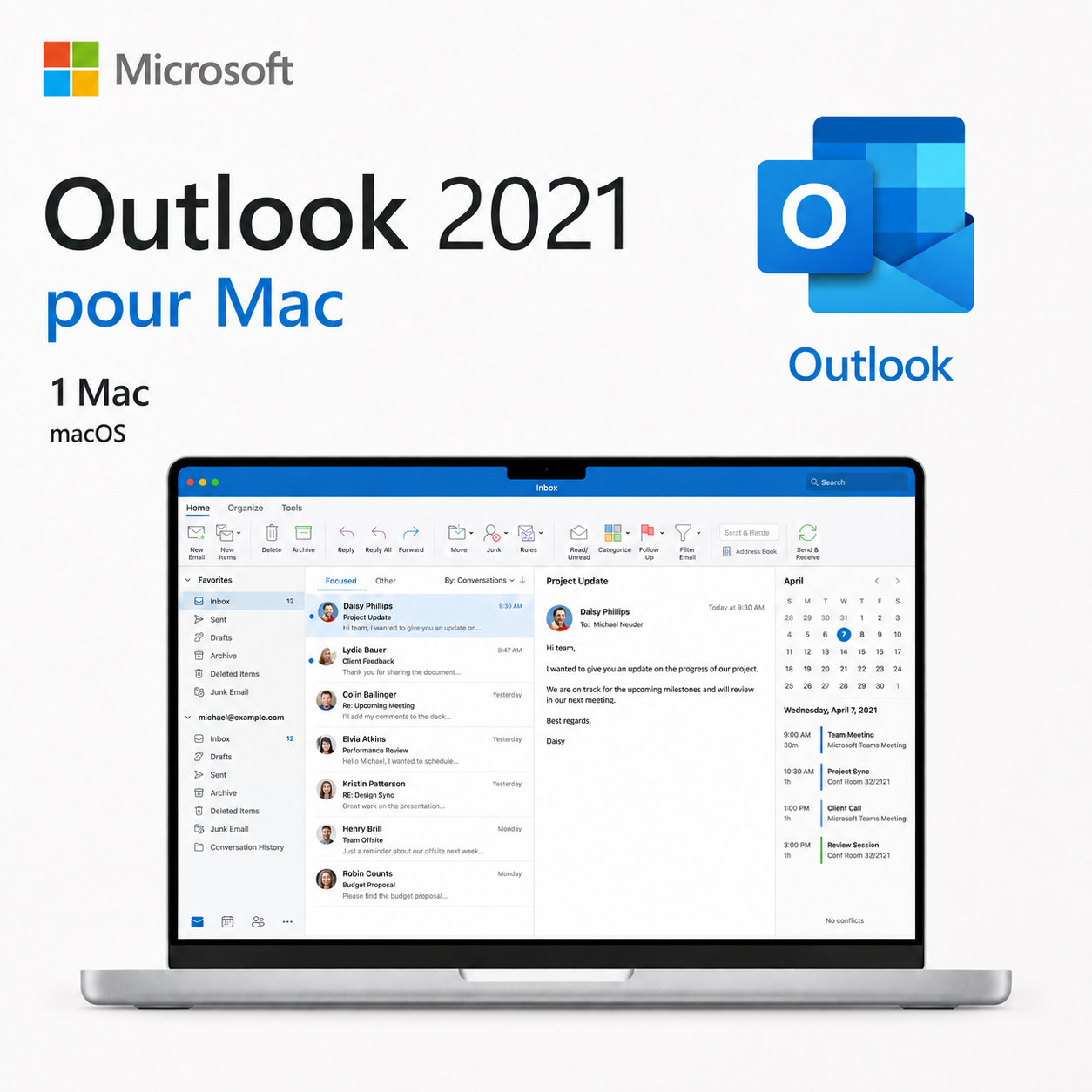 Microsoft Outlook 2021 pour Mac
