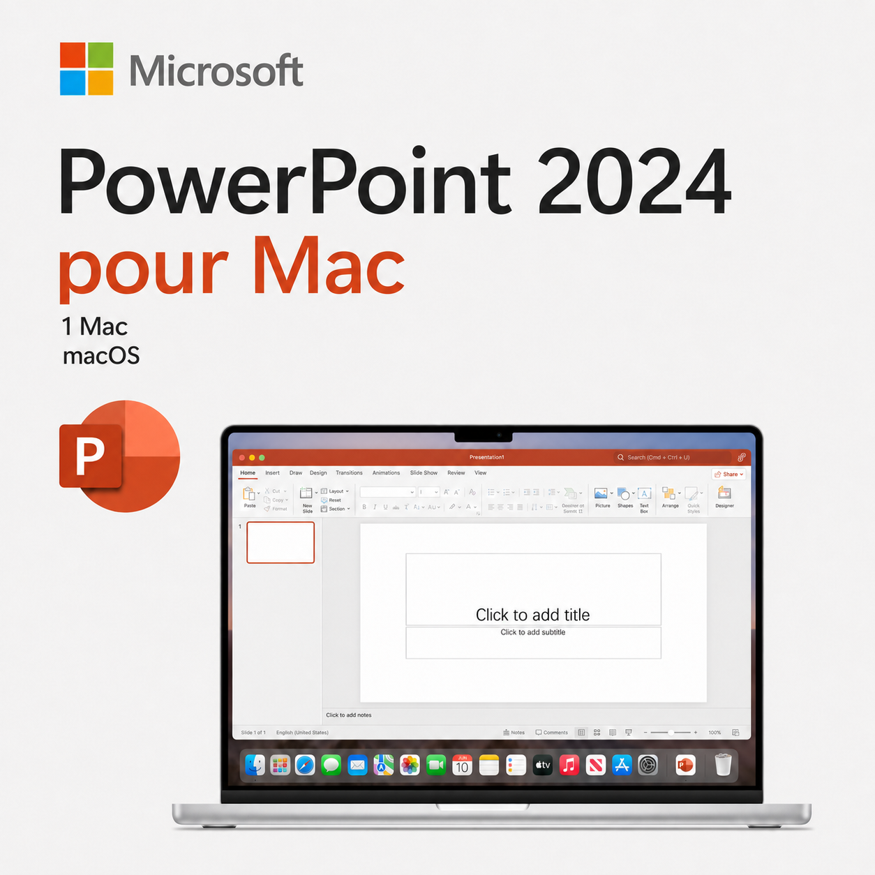 Microsoft PowerPoint 2024 pour Mac