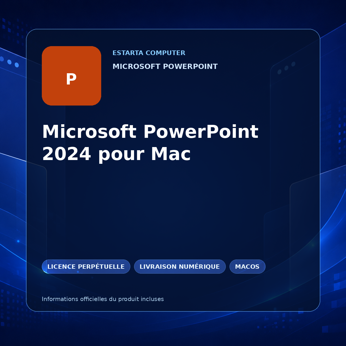 Microsoft PowerPoint 2024 pour Mac – image du logiciel numérique