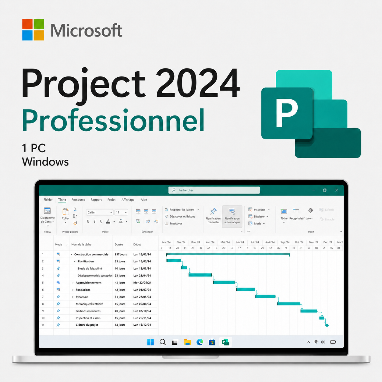 Microsoft Project 2024 Professionnel