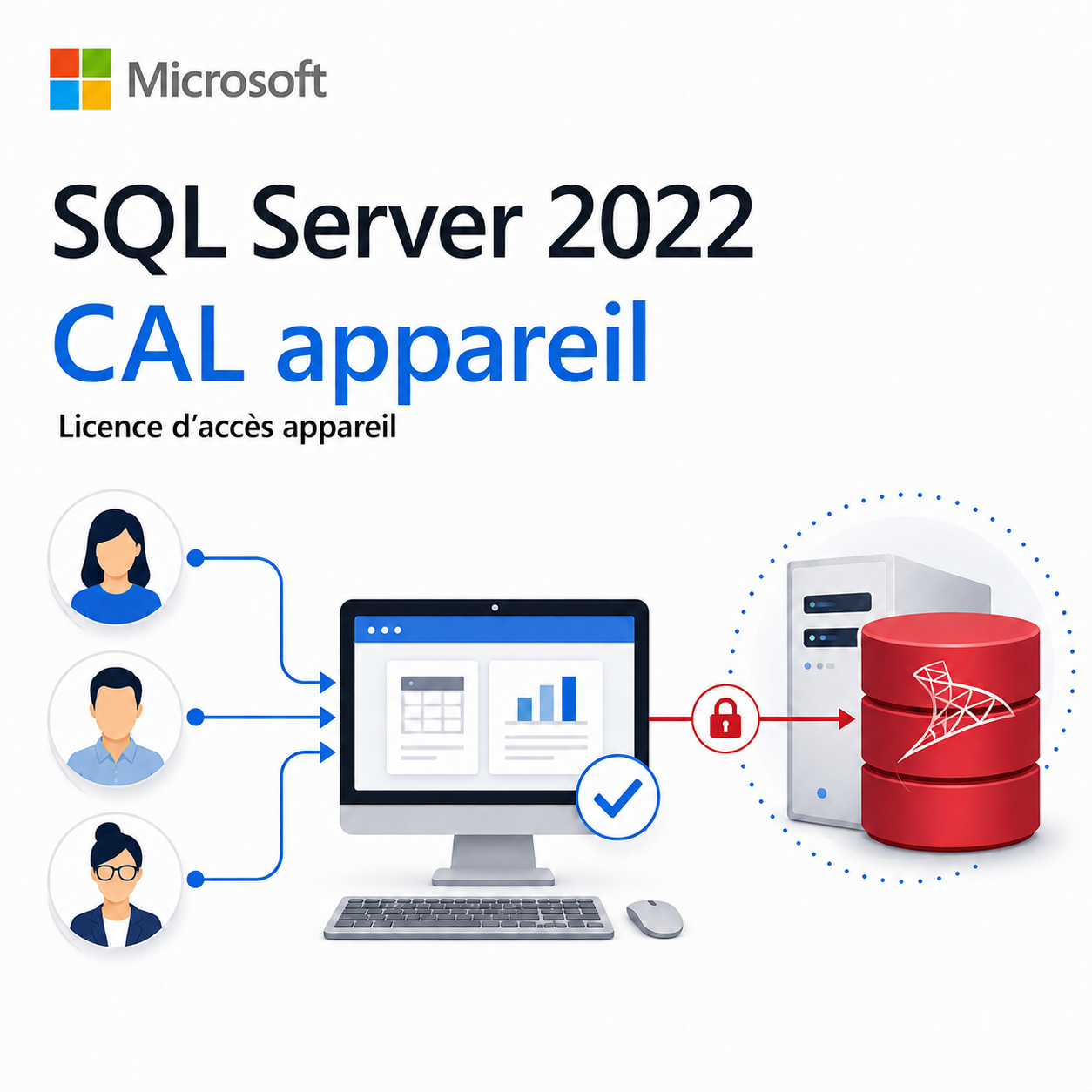 Microsoft SQL Server 2022 – CAL appareil