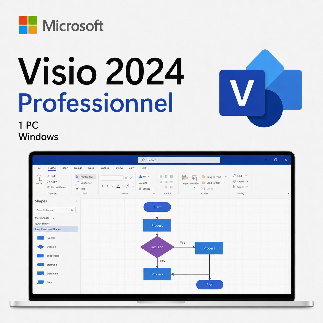 Microsoft Visio 2024 Professionnel