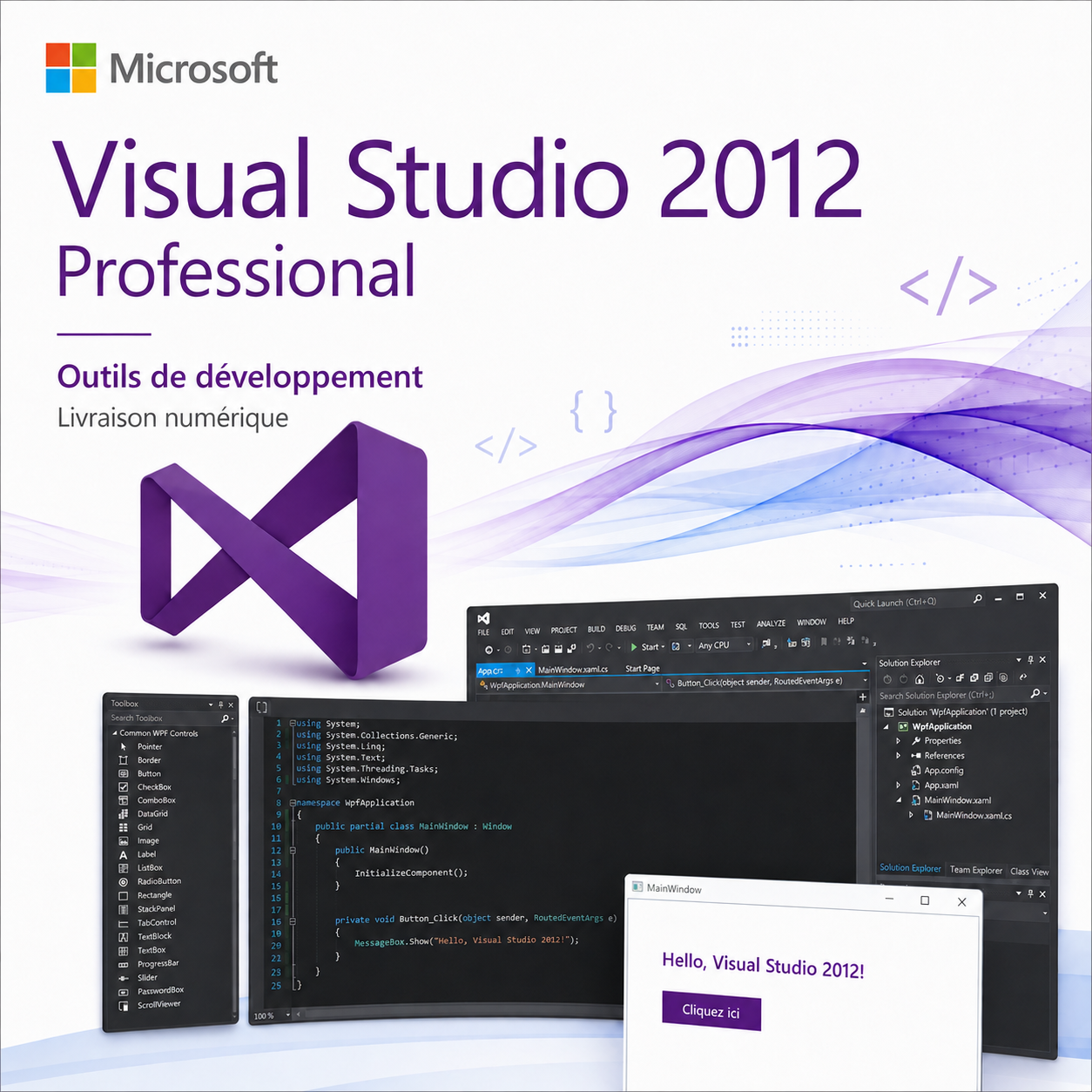 Microsoft Visual Studio 2012 Professional – version française