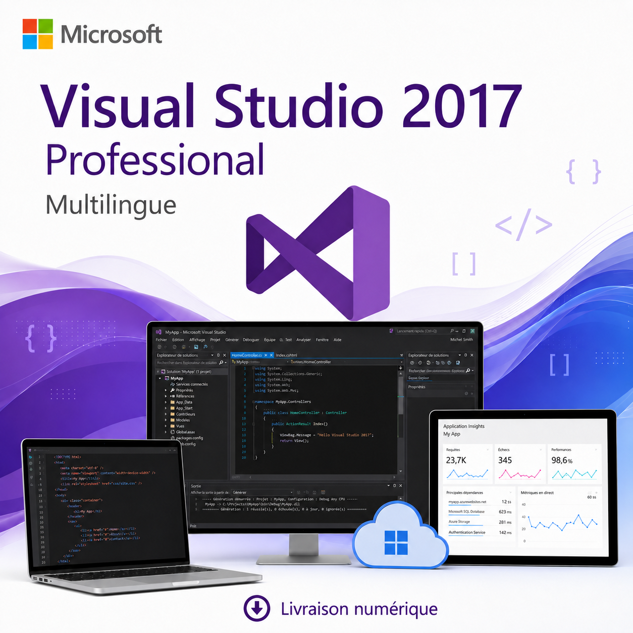 Microsoft Visual Studio 2017 Professional – version française