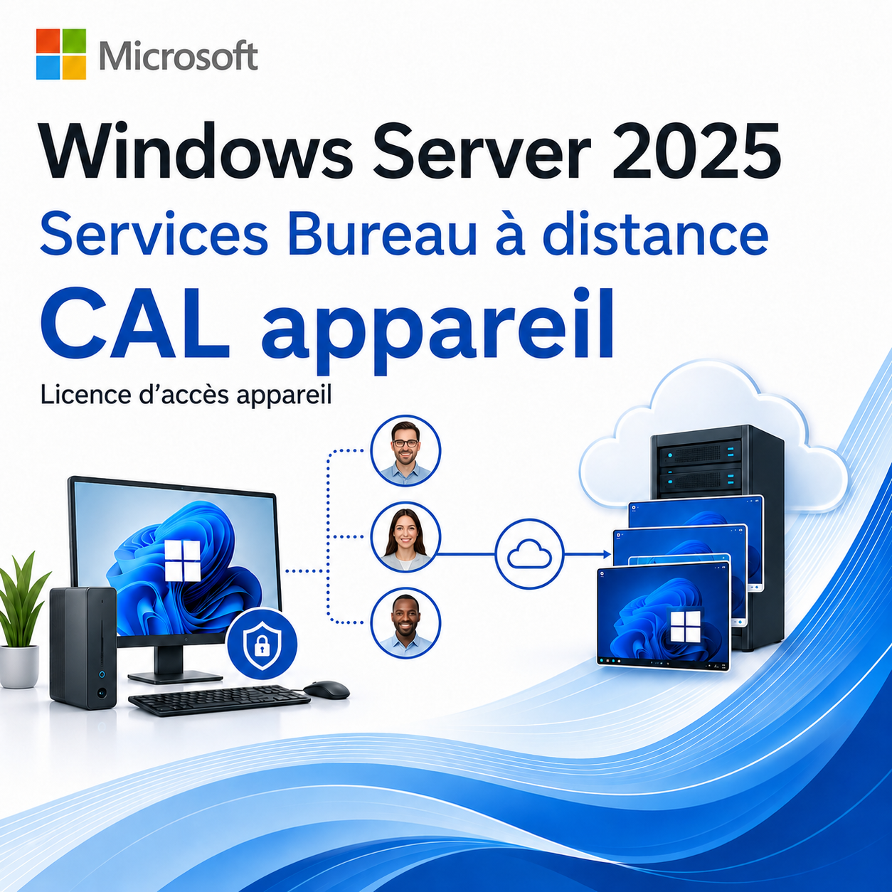 Microsoft Windows Server 2025 RDS – CAL appareil