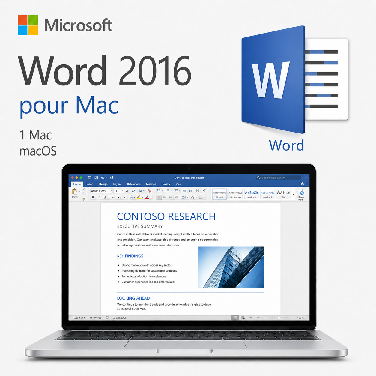 Microsoft Word 2016 pour Mac