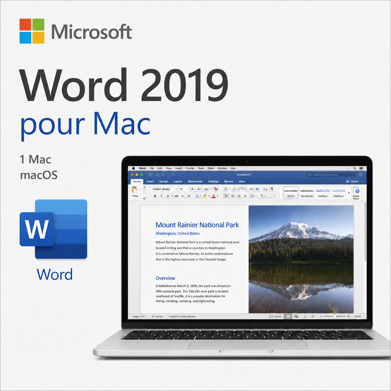 Microsoft Word 2019 pour Mac