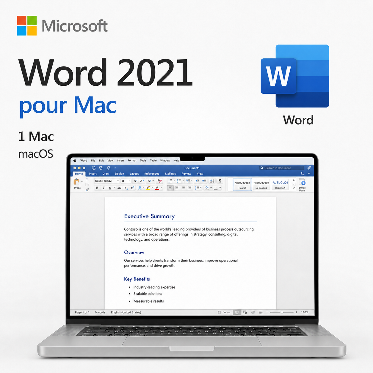 Microsoft Word 2021 pour Mac