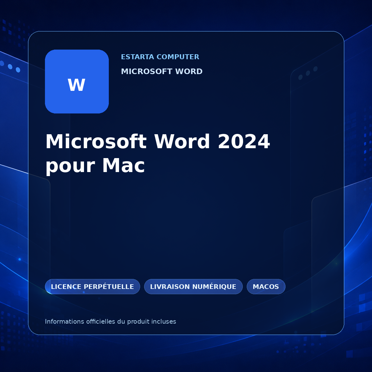 Microsoft Word 2024 pour Mac – image du logiciel numérique
