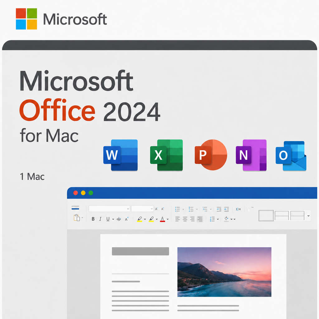 Microsoft Office pour Mac 2024