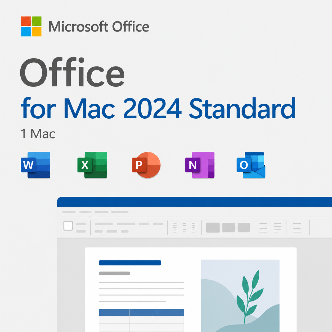 Microsoft Office pour Mac 2024 Standard