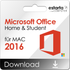Microsoft Office Famille et Étudiant 2016 Mac